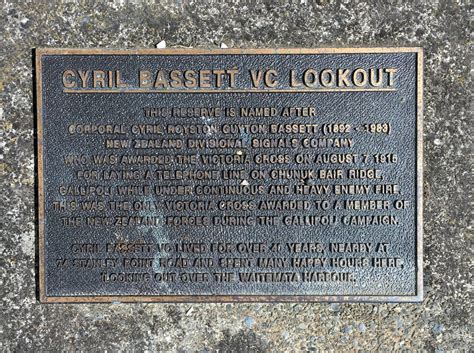 cyril bassett vc lookout|Cyril Bassett .